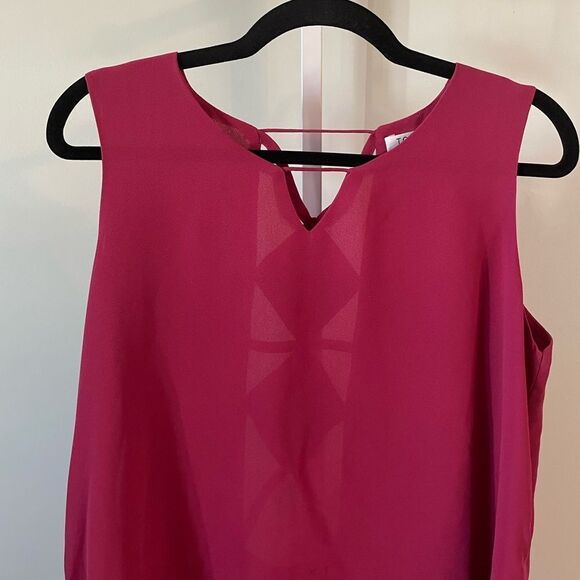 Tobi Pink Blouse with Cutout Back - Picture 2 of 4